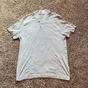 Lululemon metal vent mock neck golf polo